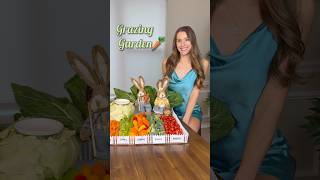GRAZING GARDEN 🥬🥕 An Easter or Spring food idea! #veggies #easterfood #springfood #grazingboard