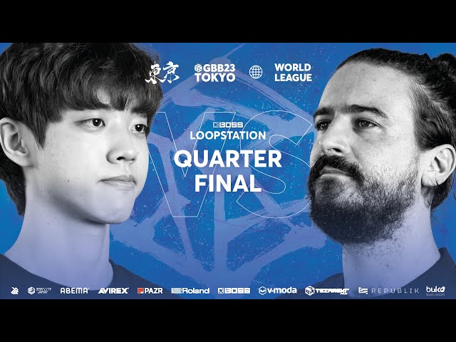 DICE 🇰🇷 vs ROBIN 🇫🇷 | GBB 2023: WORLD LEAGUE | BOSS LOOPSTATION CHAMPIONSHIP | Quarterfinal class=