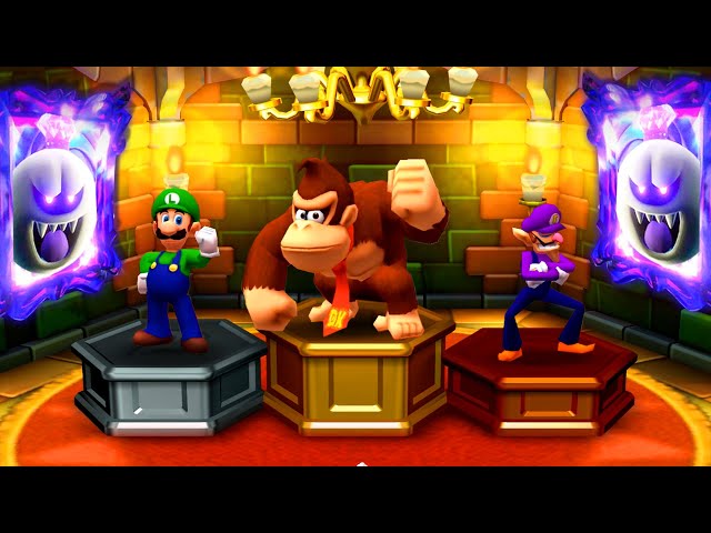 マリオパーティスターラッシュ】ミニゲームドンキーコング - YouTube