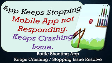 How To Fix Bottle Shooting App Keeps Stopping | Keeps Crashing Problem | Problem Resolved