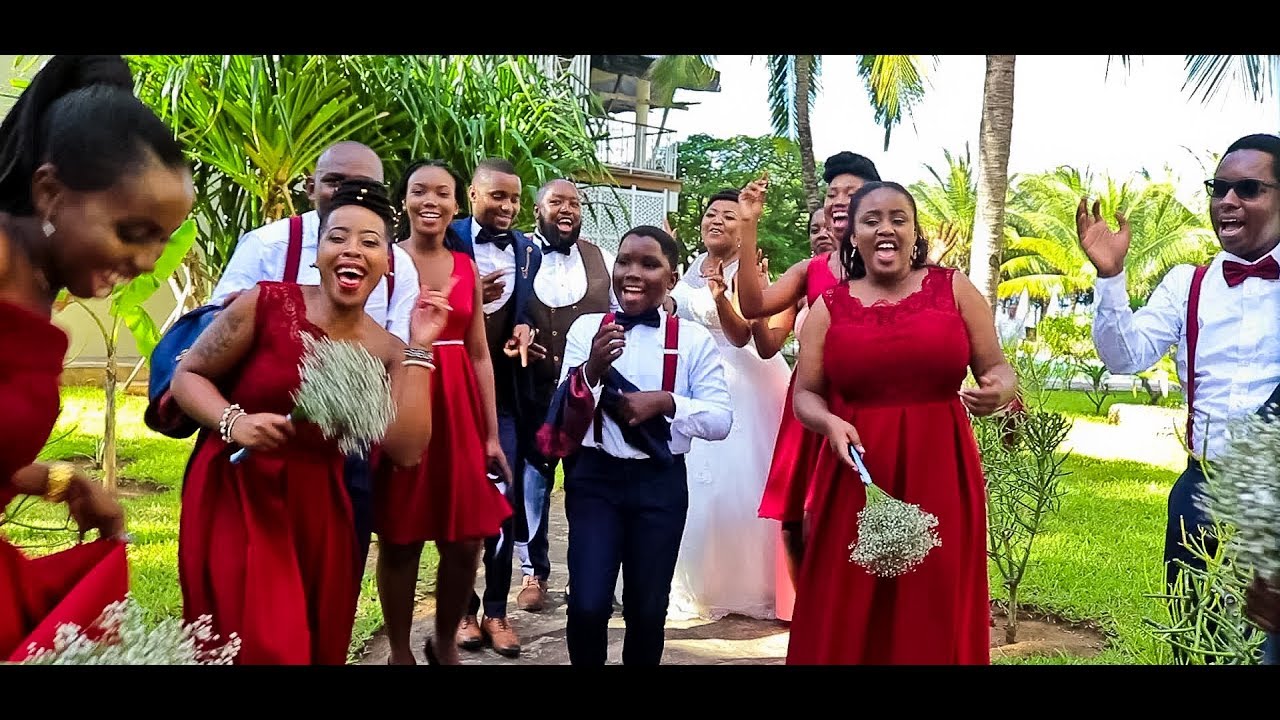 Bridal Team Dances to Wamlambez Kenyan Wedding Ceremony Racheal ...