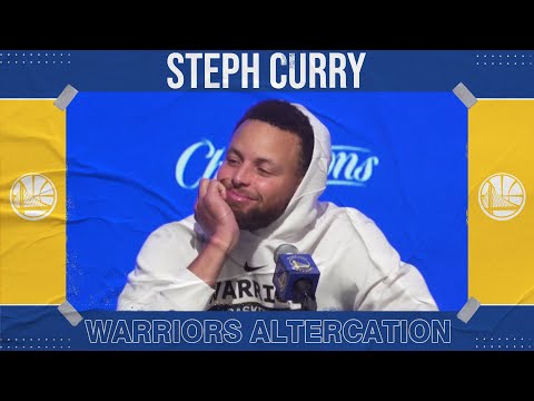 Steph Curry reacts to Draymond-Poole altercation at Warriors practice | NBA on ESPN
