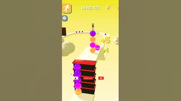 Stack Rider Game | Level 123 | All levels Gameplay | Must Watch#stackridershorts#stackrider3d#shorts