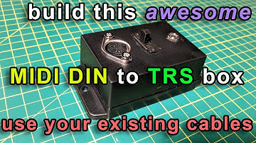 MIDI DIN to TRS converter box - Part 3