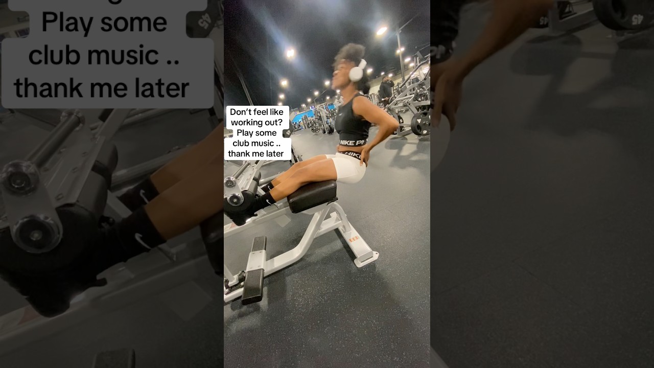 POV: Club music is your pre workout (motivation hack)