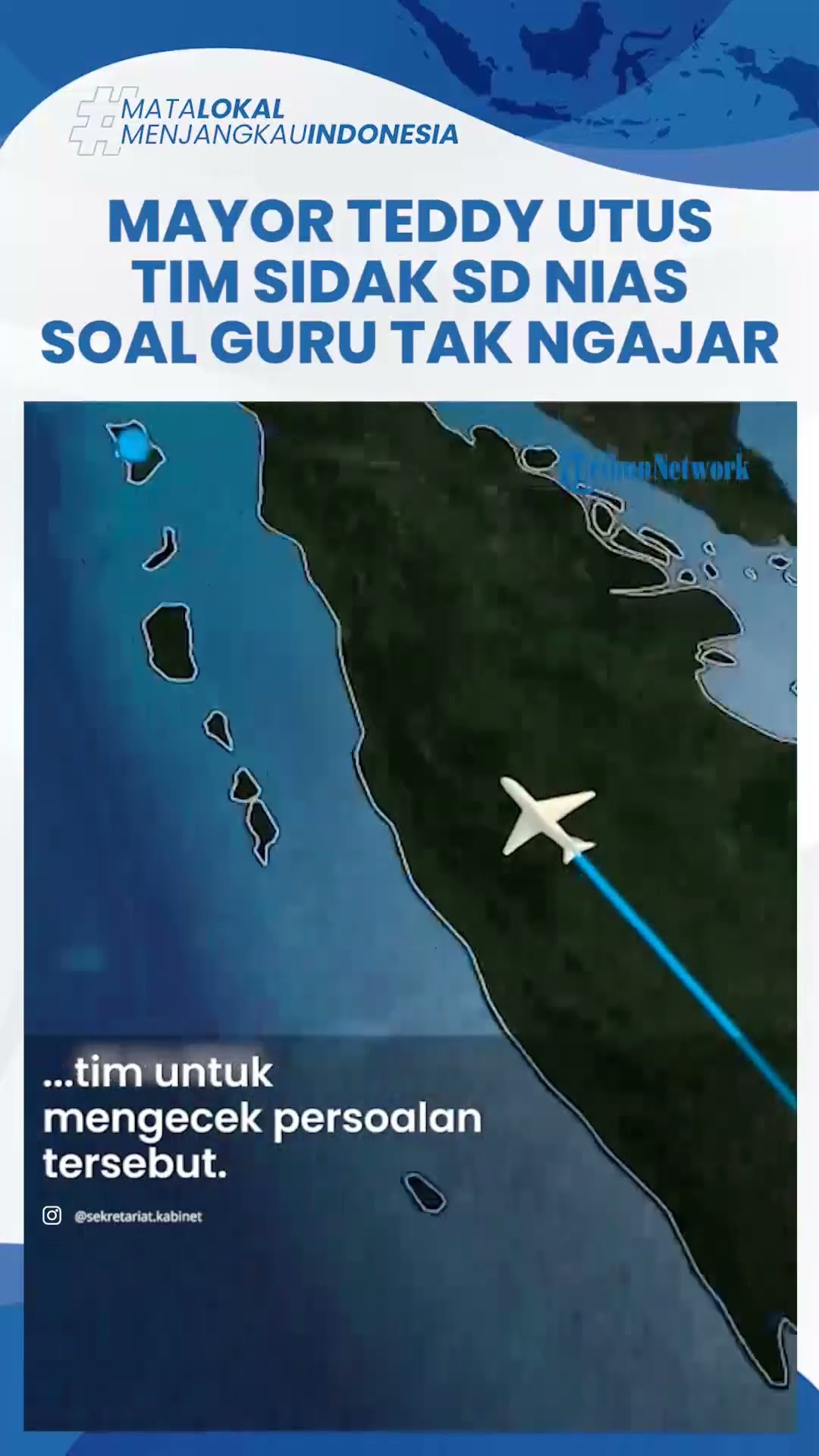 Mayor Teddy Gerak Cepat Utus Tim Sidak SD di Nias seusai Viral Siswa Ngeluh Guru Tak Ngajar Sebulan