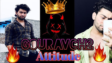 ATTITUDE 🔥 | Boyattitude ❤️ | Shayari by Gouravch2 | Gouravchoudhary | Tiktok attitude | pglu