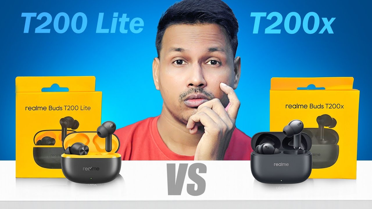 Realme Buds T200 Lite Vs Realme Buds T200x Comparison || Which One You Should Buy In Amazon Gif Sale