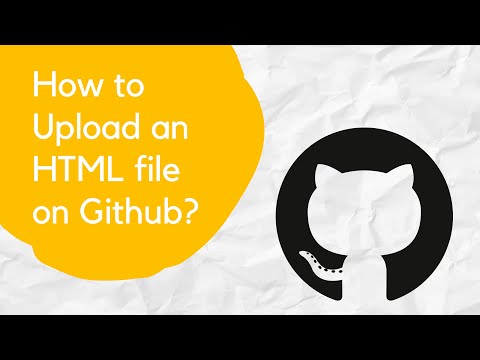 How to Upload an HTML file on Github? - Tutorial by one of CEL students #coding