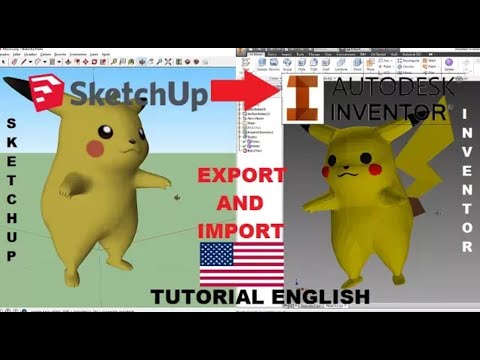 Sketchup to Inventor-How to export SketchUp to Inventor-convert Google sketchup to Autodesk Inventor