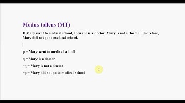 7.1 Rules of Implication I Part 1