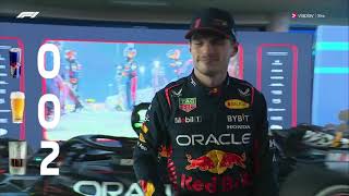 Max Verstappen - Post race interview - Drinking game - Bahrein 2023