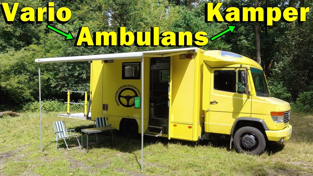 Mercedes Vario - ambulans - kamper - od ratowania życia do spełniania marzeń !