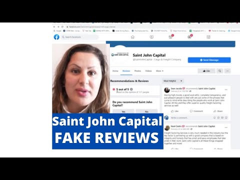 Saint John Capital Fake Reviews on Facebook