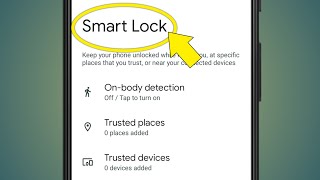 Smart Lock Kya Hai | Smart Lock On Body Detection screenshot 4