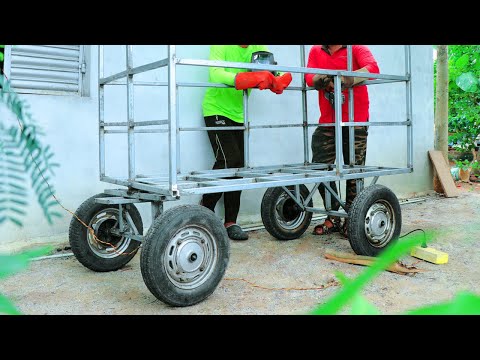 How to make Food Truck Cart Bike Operated Trolley | Street Food Van | Part