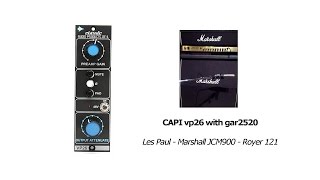 CAPI vp26 Mic Preamp Demo - gar2520 Op Amp - Electric Guitar - Rock