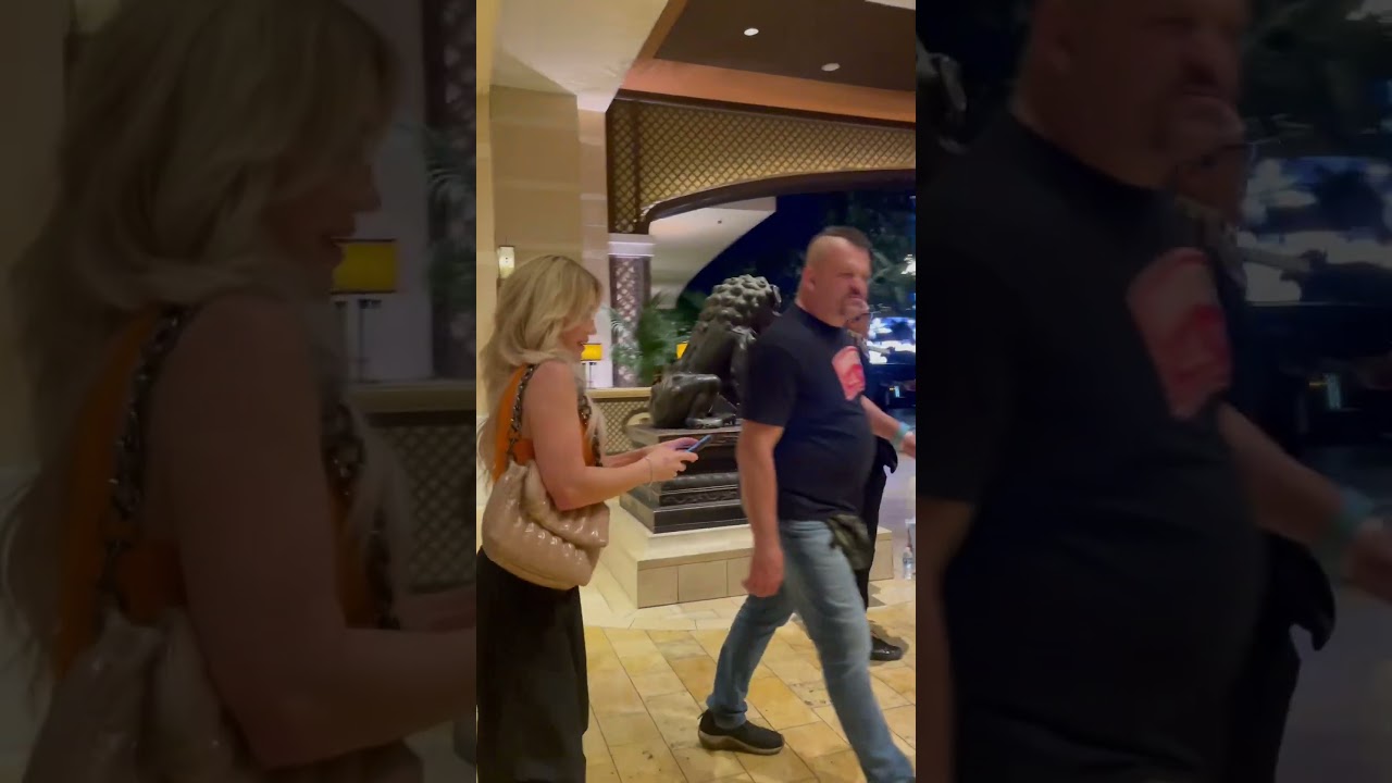 Chuck Liddell Las Vegas party weekend (Faded)  beer belly