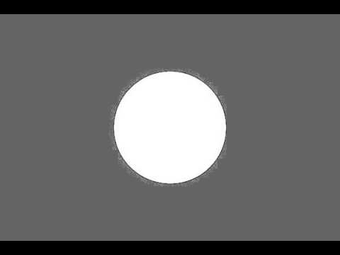 Processing：自動で大きくなる円