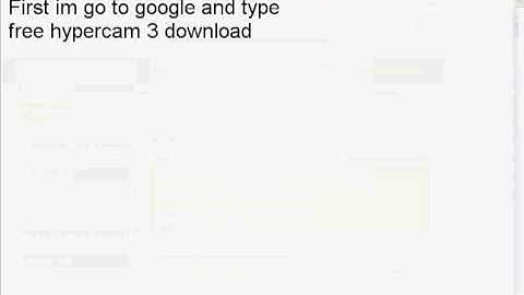 How to download and upload a video from Hypercam 3