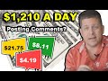 Earn $1,210 A Day Commenting - Crazy Comment Money Method Revealed!