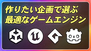 2026年版！最新情報から最適なゲームエンジンの選び方を解説【ひろはす】【UnrealEngine】【GameMaker】【Unity】【GODOT】