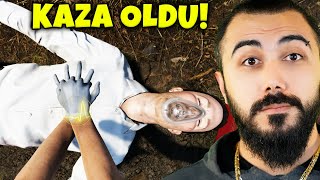 TRAFİK KAZASINDA YARALANANLARI KURTARDIM!! | ACCIDENT SIMULATOR | Barış Can screenshot 2