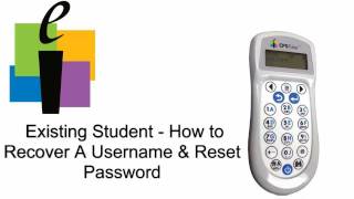 CPSOnline - Existing Student - How to Recover a Username and Reset a Password