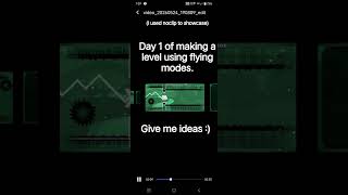 Making a level day 1#gd #Level #Editor