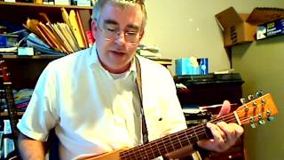 Video thumbnail of "Pioneer Children Sang as They Walked LDS Mormon Children's Songbook p. 214 Backpacker Guitar"