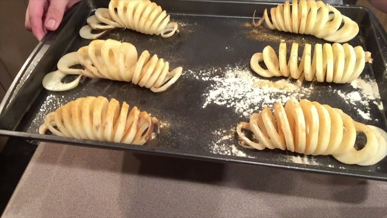 quick & easy spiral potatoes YouTube