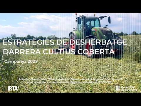 Estratègies de desherbatge darrera cultius coberta