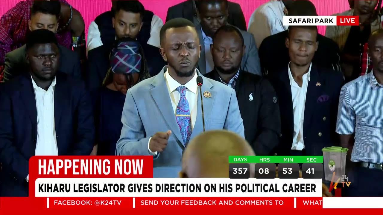 K24TV LIVE: “Which way Ndindi Nyoro?”: Kiharu MP Ndindi Nyoro speaks