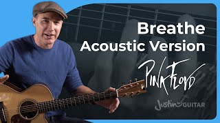 Breathe Acoustic Guitar Lesson | Pink Floyd