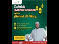  live   kajian safari dakwah  ustadz syeikh ahmad almisry 