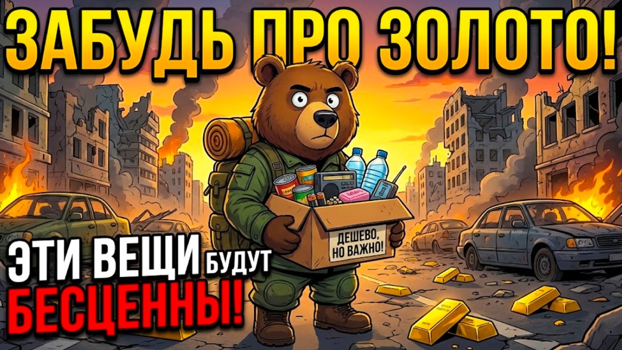 ТОП-7 копеечных вещей, которые станут дороже золота после краха.