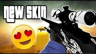 EPIC SNIPING WITH A NEW SKIN ( counter strike source sniping )