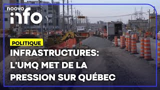 Infrastructures: l’UMQ aura les partis politiques à l’œil lors du prochain scrutin