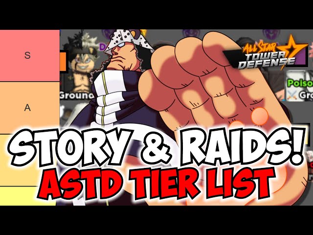 Best Units for Raids & Story? All Star Tower Defense Raid / Story Unit Tier  List! 