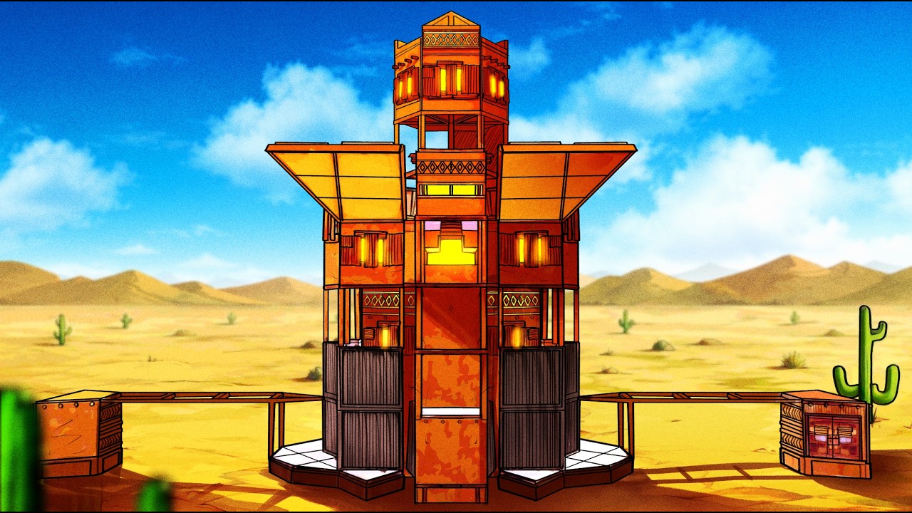 I Built a Solo's Desert EMPIRE in Official Rust...