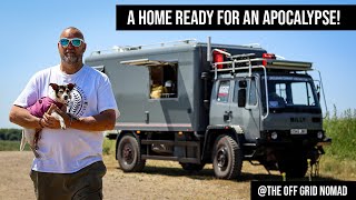 He Lives Full Time In An Ex Military Truck to 'ESCAPE THE SYSTEM!'