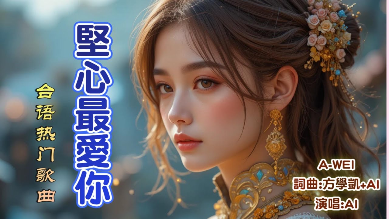 [Music] 堅心最愛你 [台語熱門歌曲]  |A-WEI 台語原創MV(251116) | 方學凱 作詞|阿偉出品！保證好聽！|免費創作你的歌曲 #ai  #台語#youtube