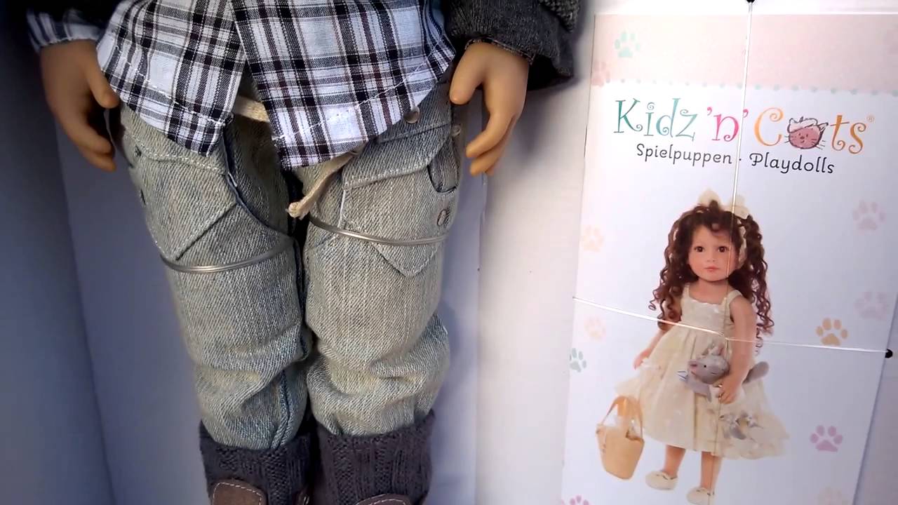 Kidz 'N' Cats Boy Doll Alister designed by Sonja Hartmann - Heart & Soul Dolls