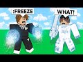 I Secretly CHEATED Using FREEZE Hacks.. (Roblox Bedwars)