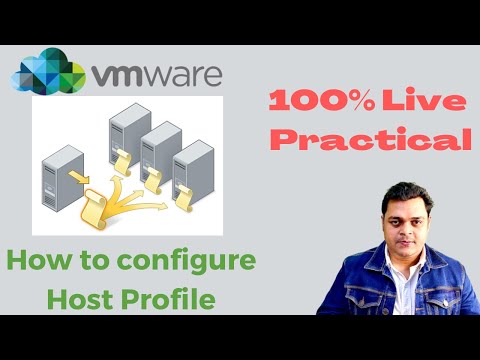 How to configure VMware vSphere ESXI Host Profile step by step guide ! VMware vSphere 7 Live Class.