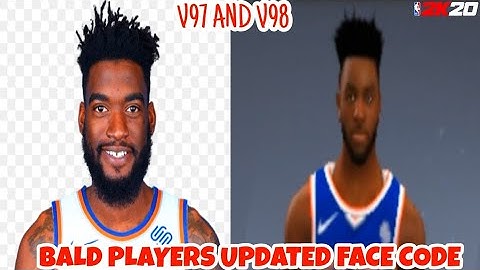 BALD PLAYERS ALL CYBERFACE CODE NBA2K20 ANDROID