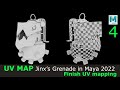 Create Jinx&#39;s Grenade in Maya 2022: Finish UV Mapping (4/6)