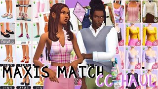 Sims 4 | MAXIS MATCH CC HAUL WITH 100+ ITEMS