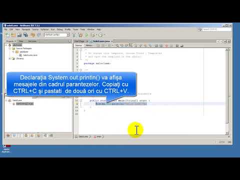 Tutorial, curs video Java 7 - Executare program java in NetBeans