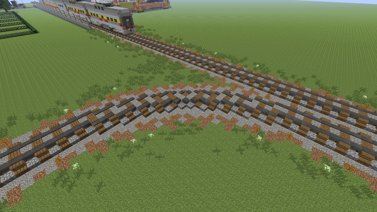 Como hacer rail en minecraft